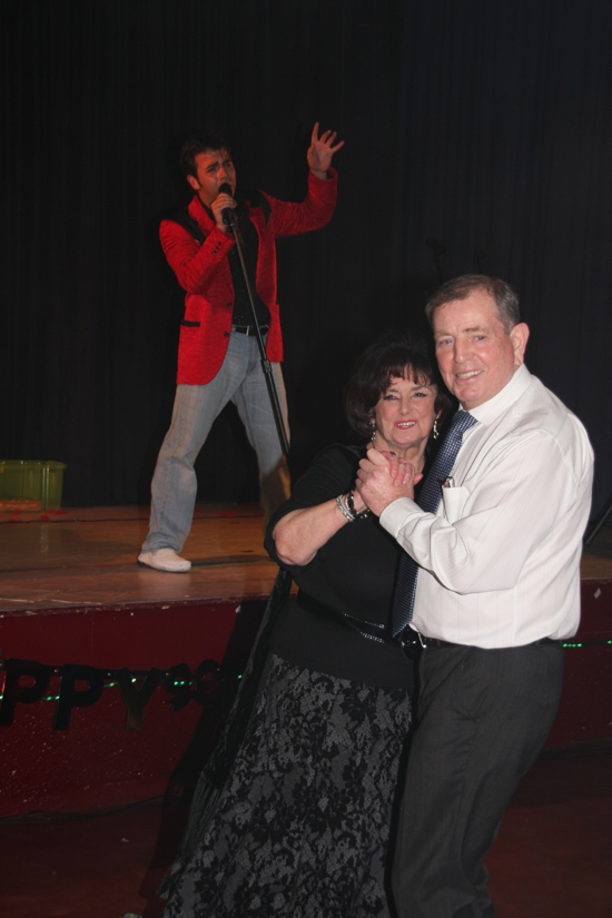 Shirley and Al dancing to Ricky Aron